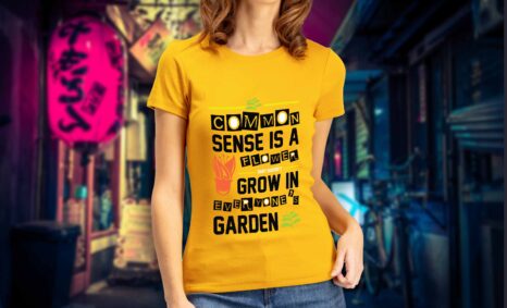 Common Sense T-shirt Design