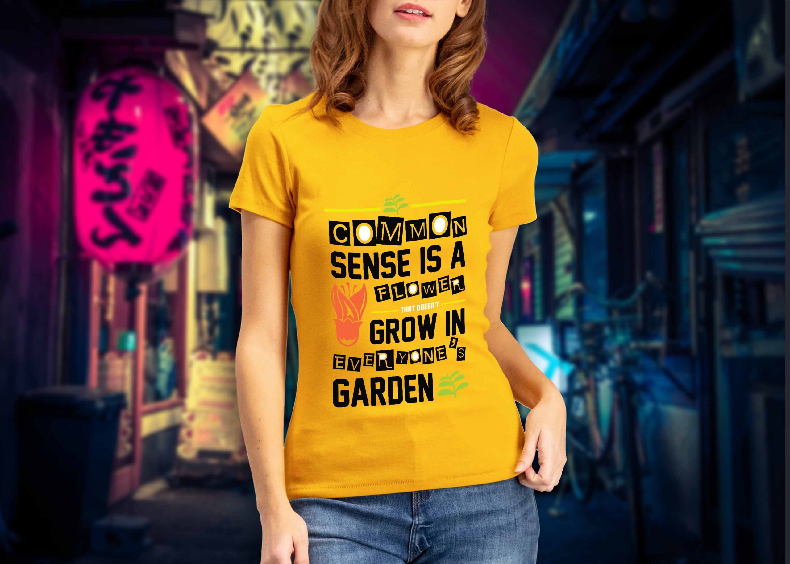 Common Sense T-shirt Design