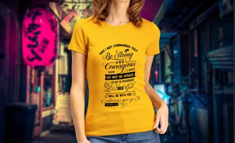 Do Not Be Afraid T-shirt Design