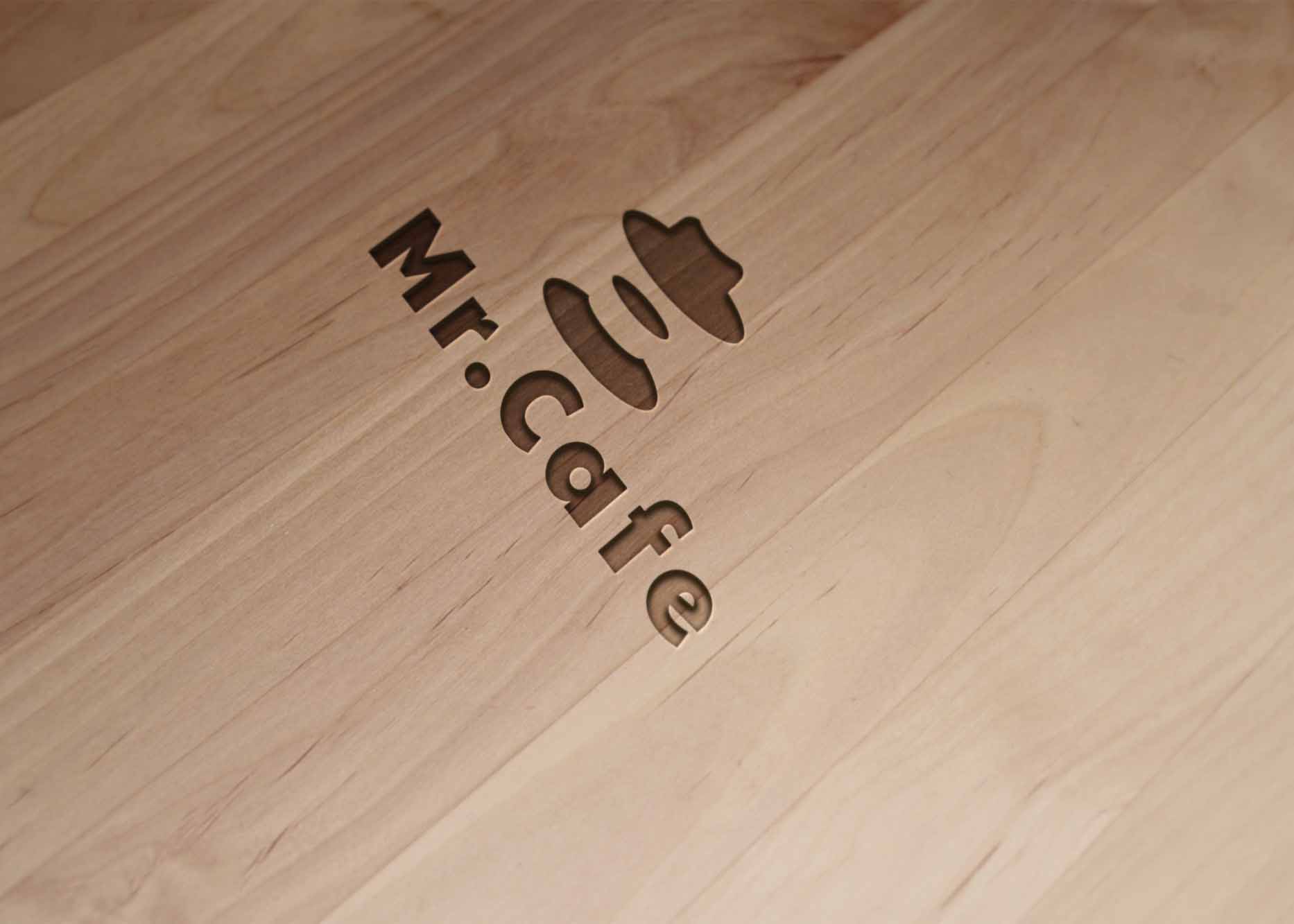 Free 3D Tilt Logo Mockup