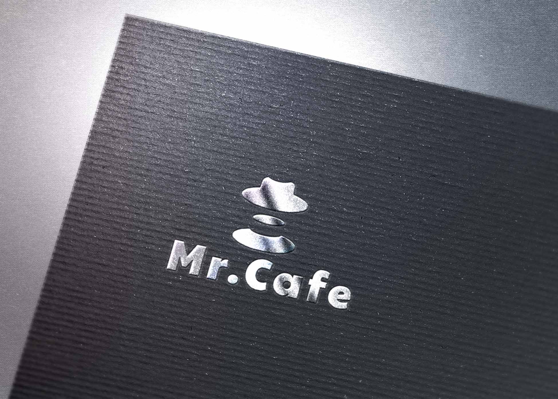 Free Black PSD Logo Mockup