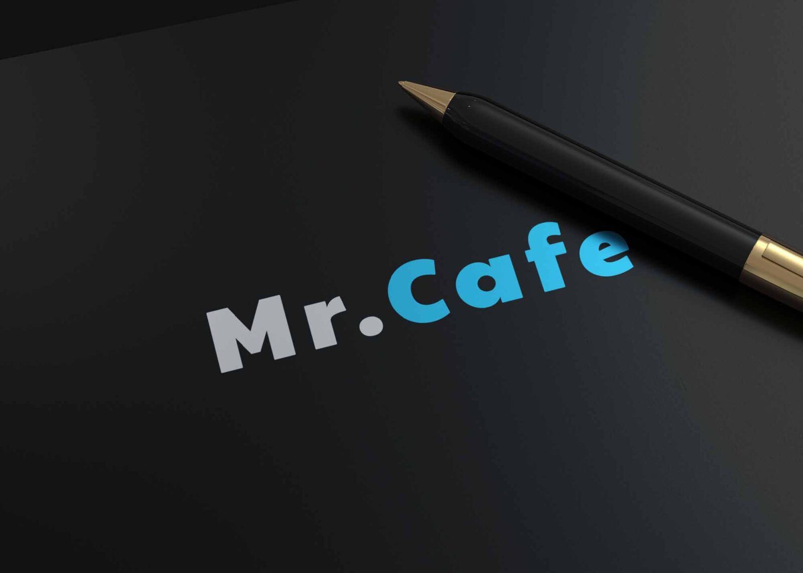 Free Black Preview Logo Mockup