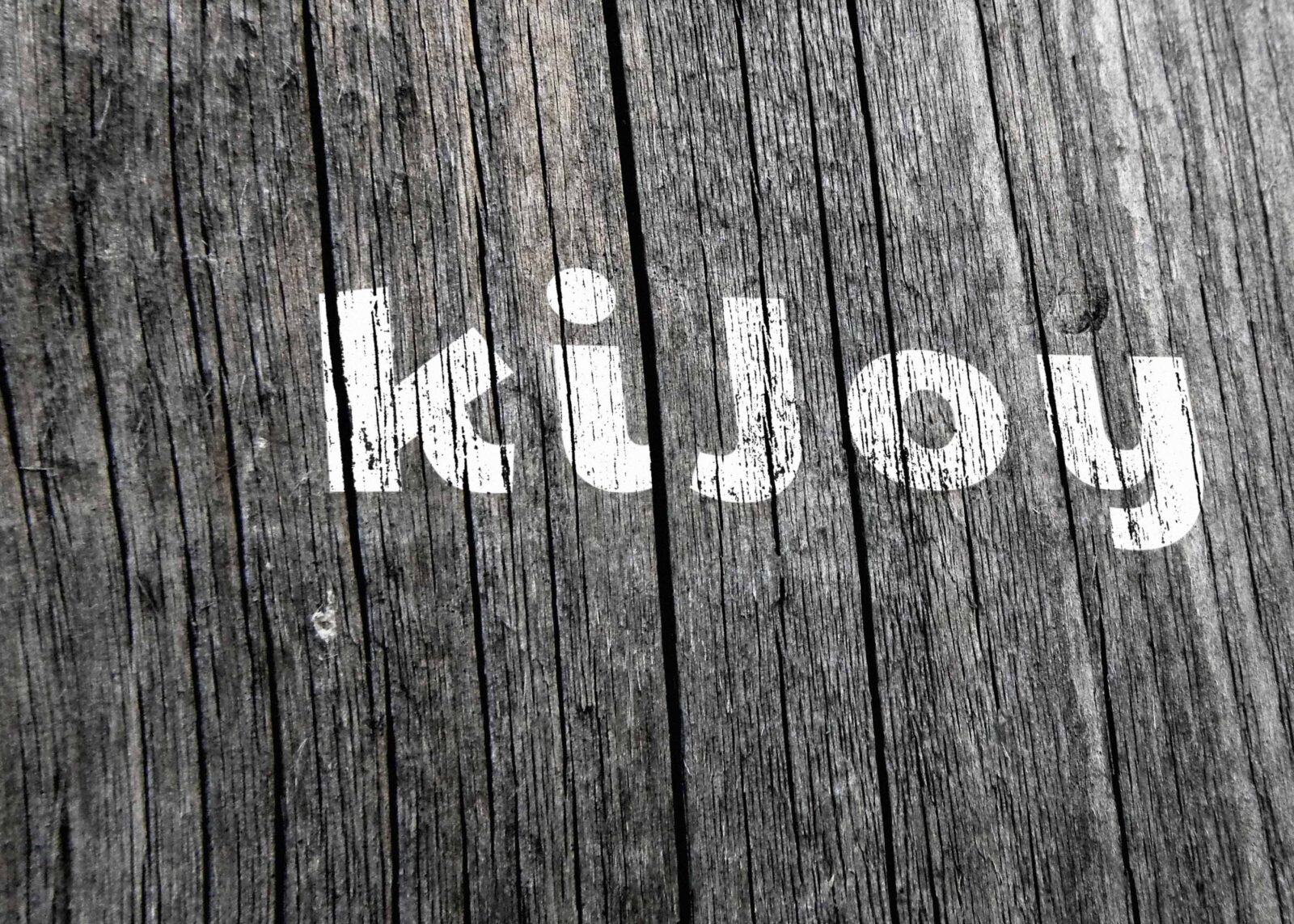 Free Black Wood Logo Mockup