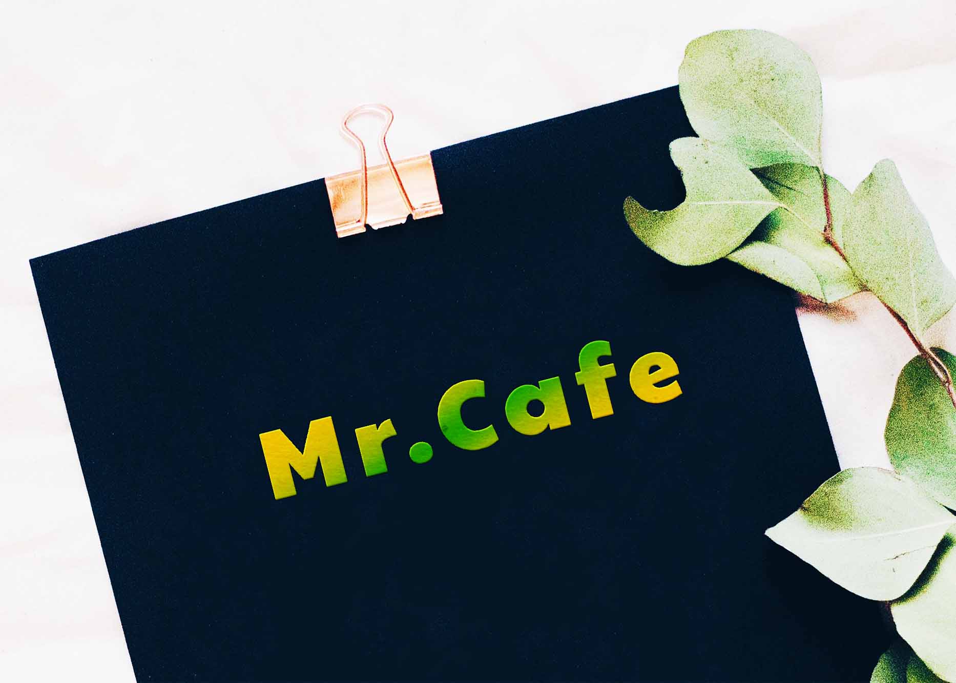 Free Blue Clip Board Logo Mockup