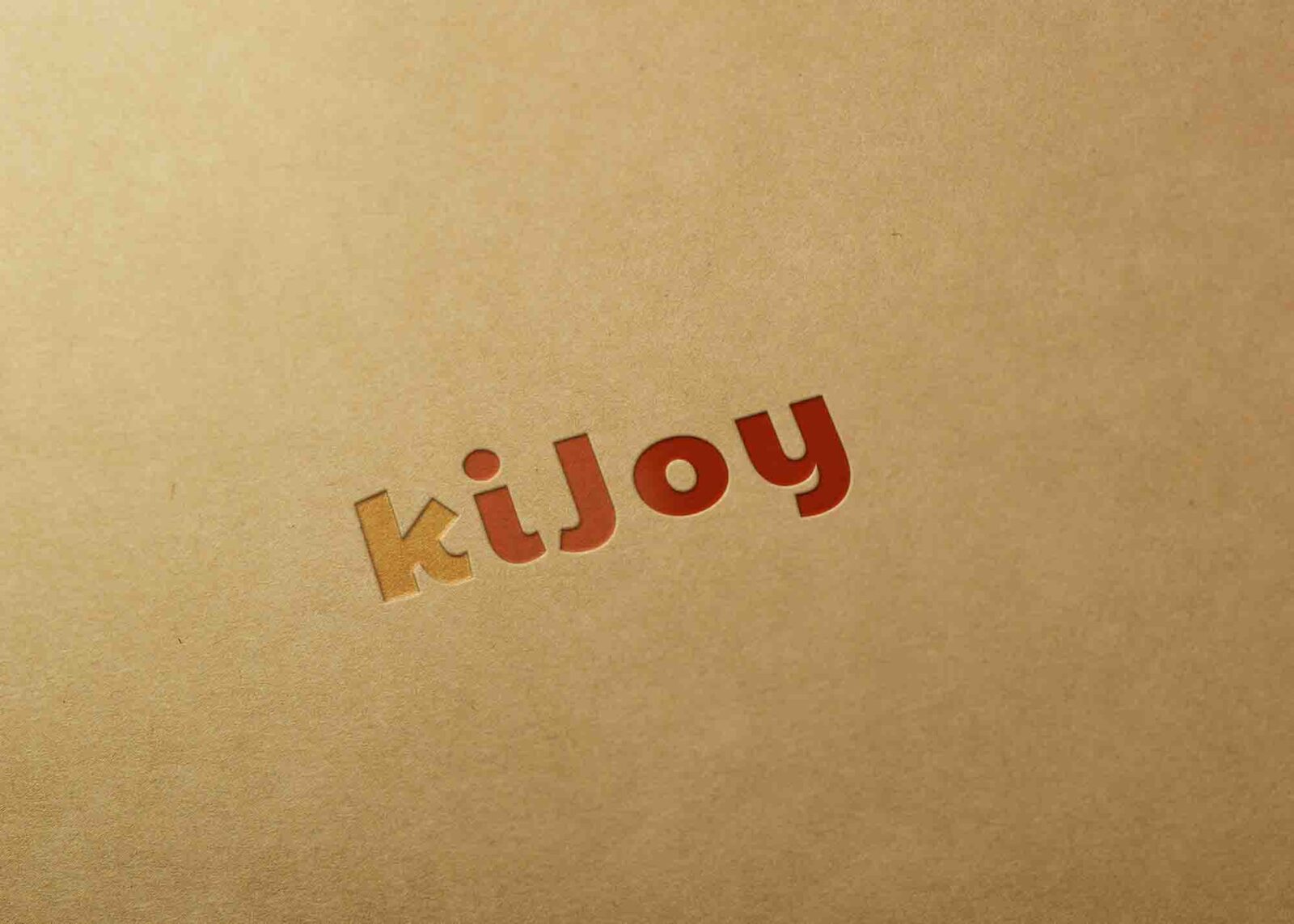 Free Brown Paper Logo Mockup Download