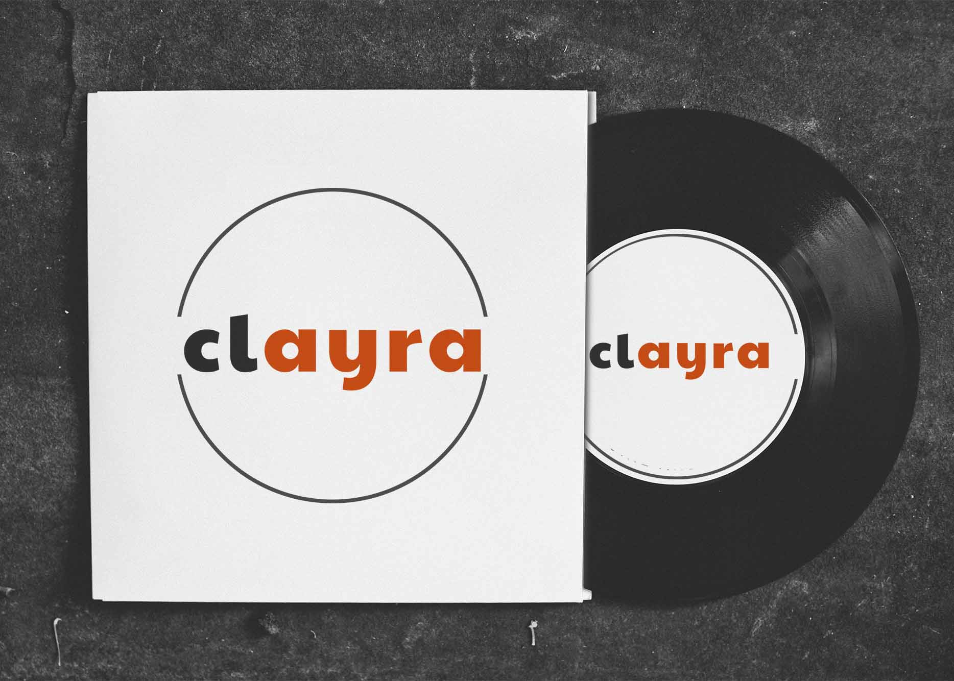 Free CD Cover Logo Mockup