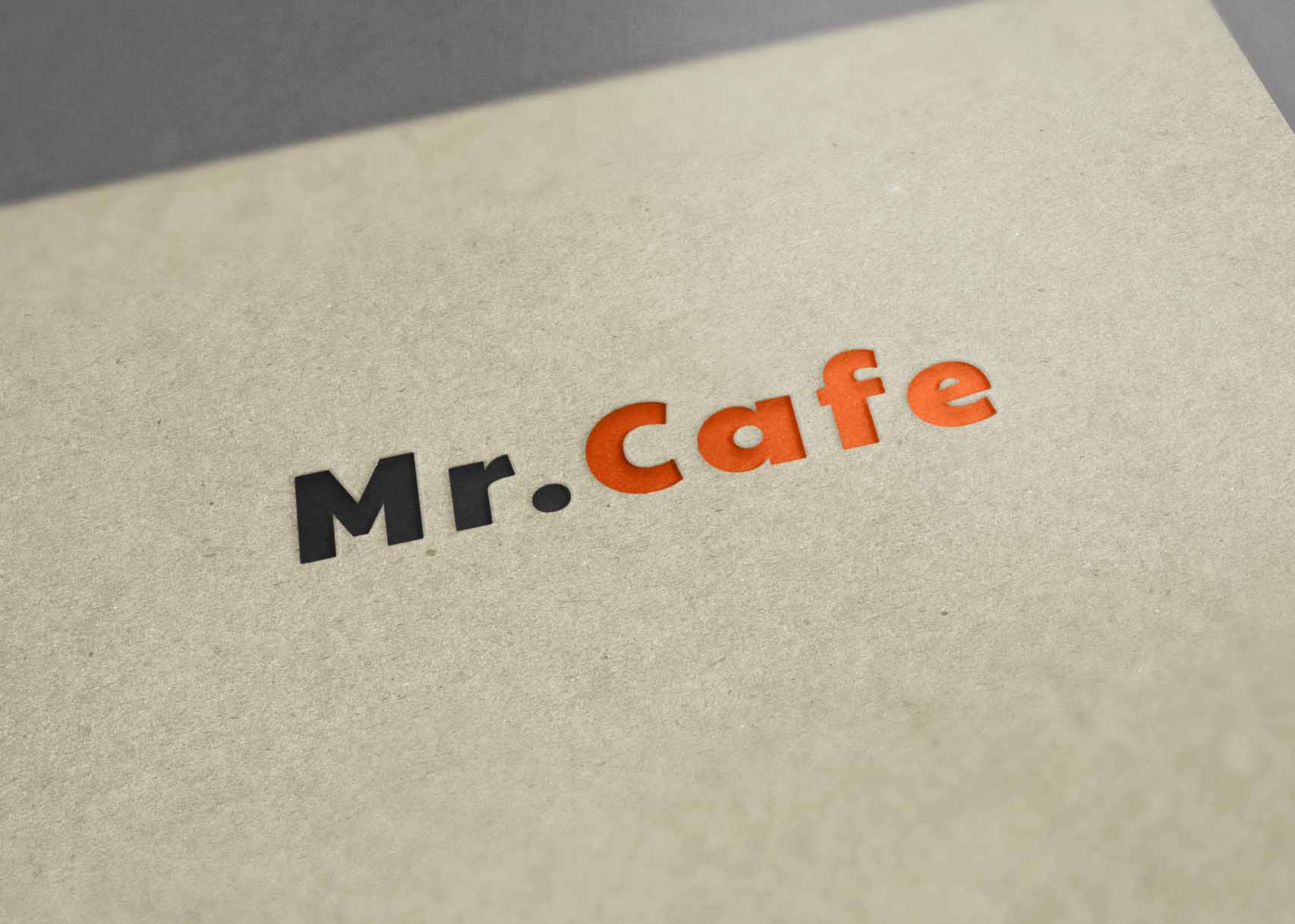 Free Cut Out Effect Logo Mockup