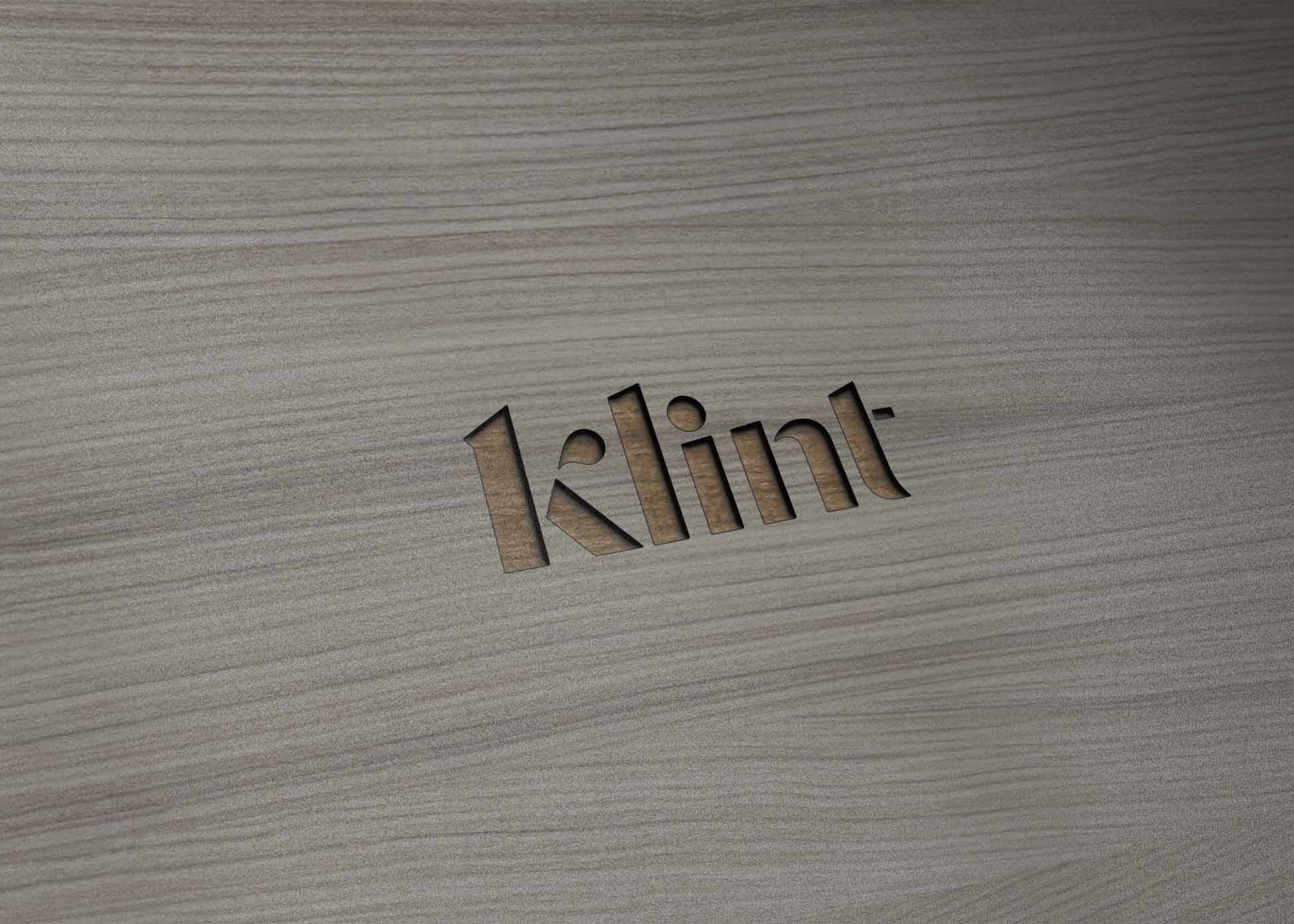 Free Cut line Wood Logo Mockup