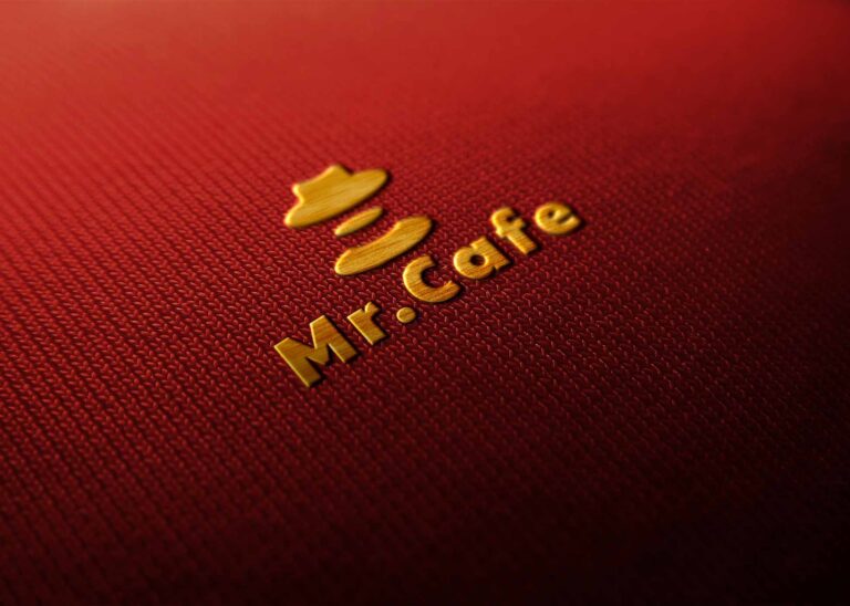 Free Download Fabric embroidered logo mockup