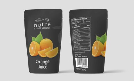 Free Fruit Pouch Mockup