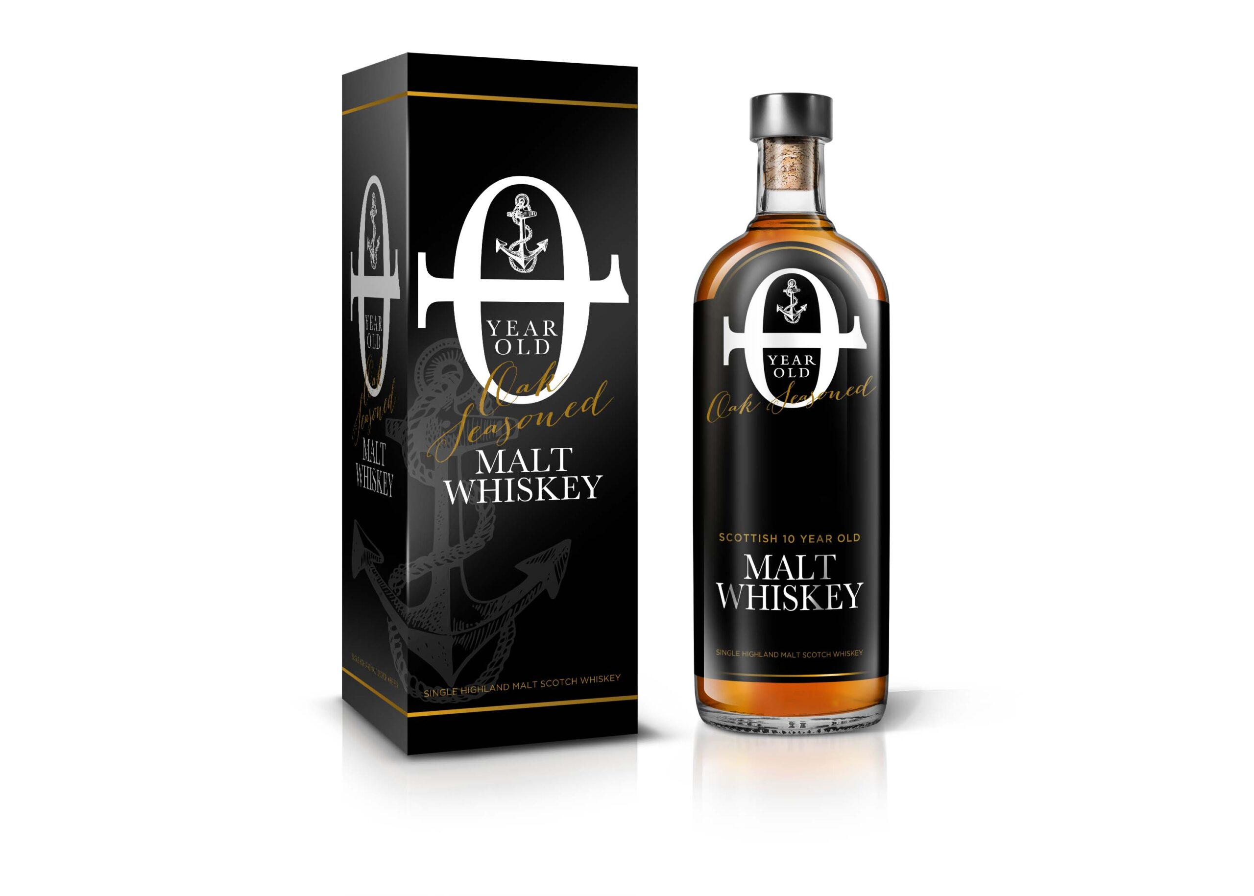 Free Whisky Packaging Mockup