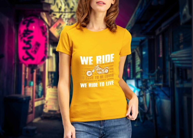 Ride To Feel T-shirt Design (1)