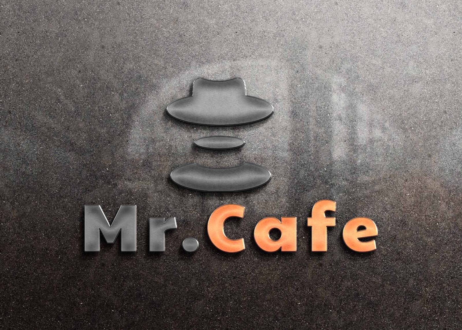 Simple Free 3D Logo Mockup