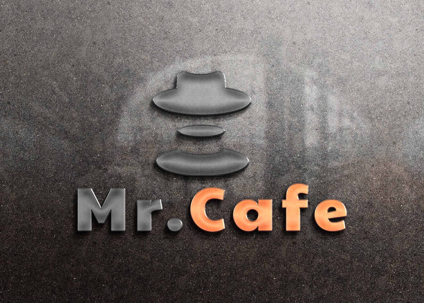 Simple Free 3D Logo Mockup