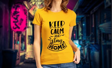 Stay Home T-shirt Design (1)