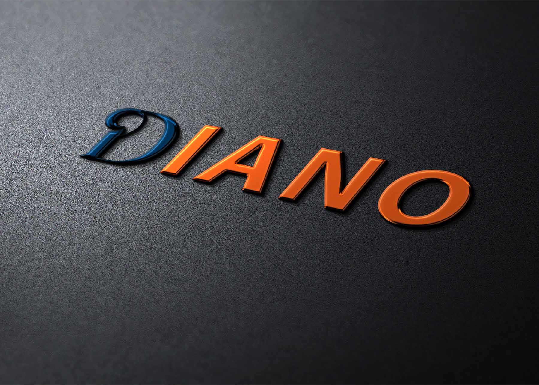 Wall PSD Color Photoshop 3D Logo Mockup