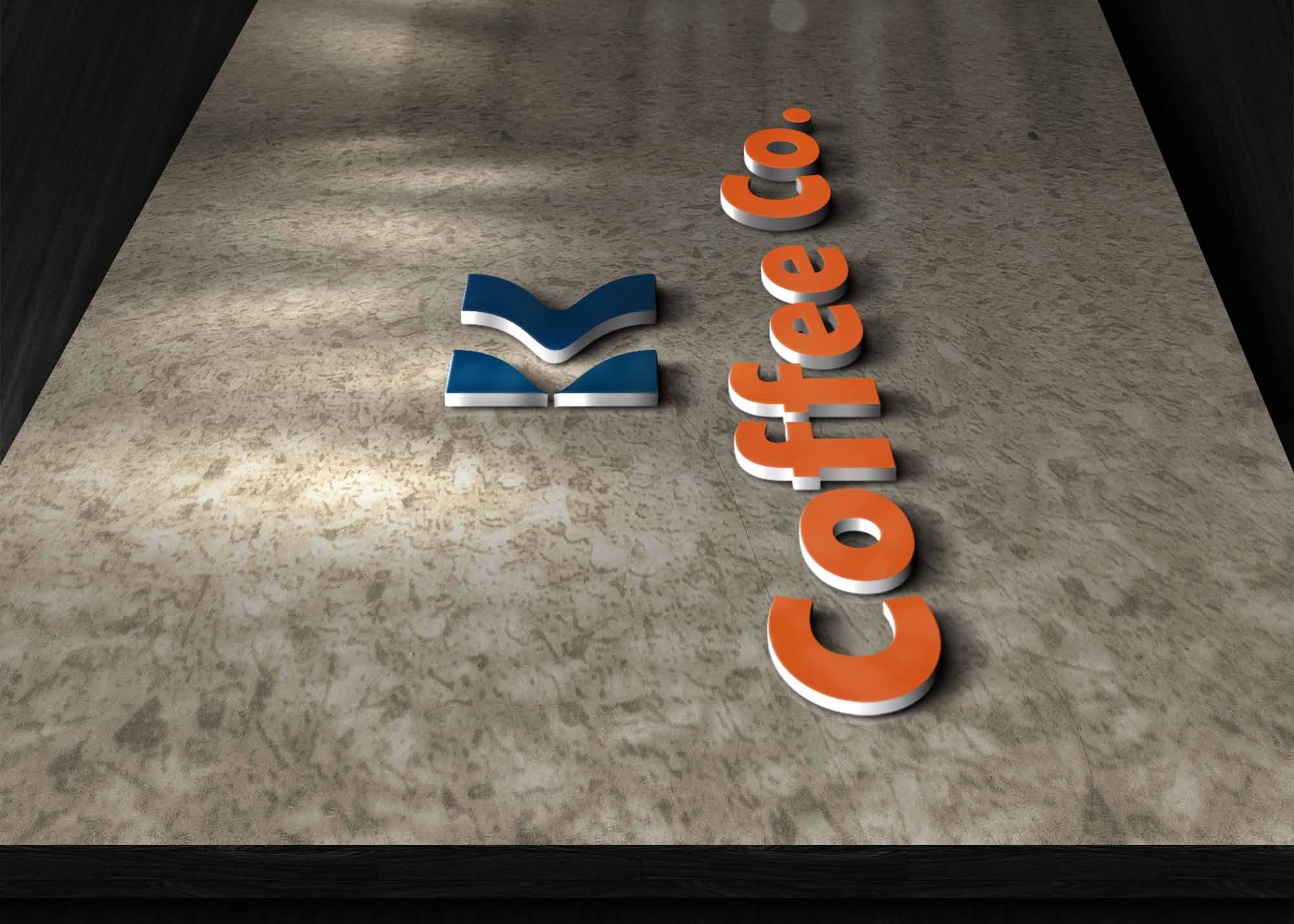 Cleanest 3D Logo Mockup