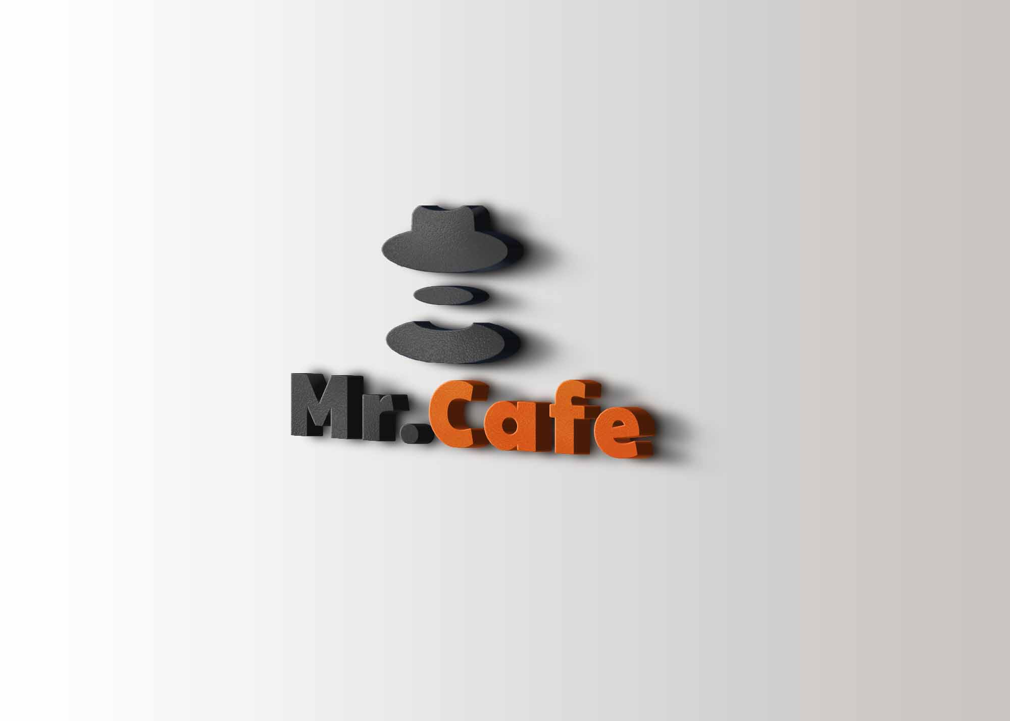 Coffee 3D Logo Mockup