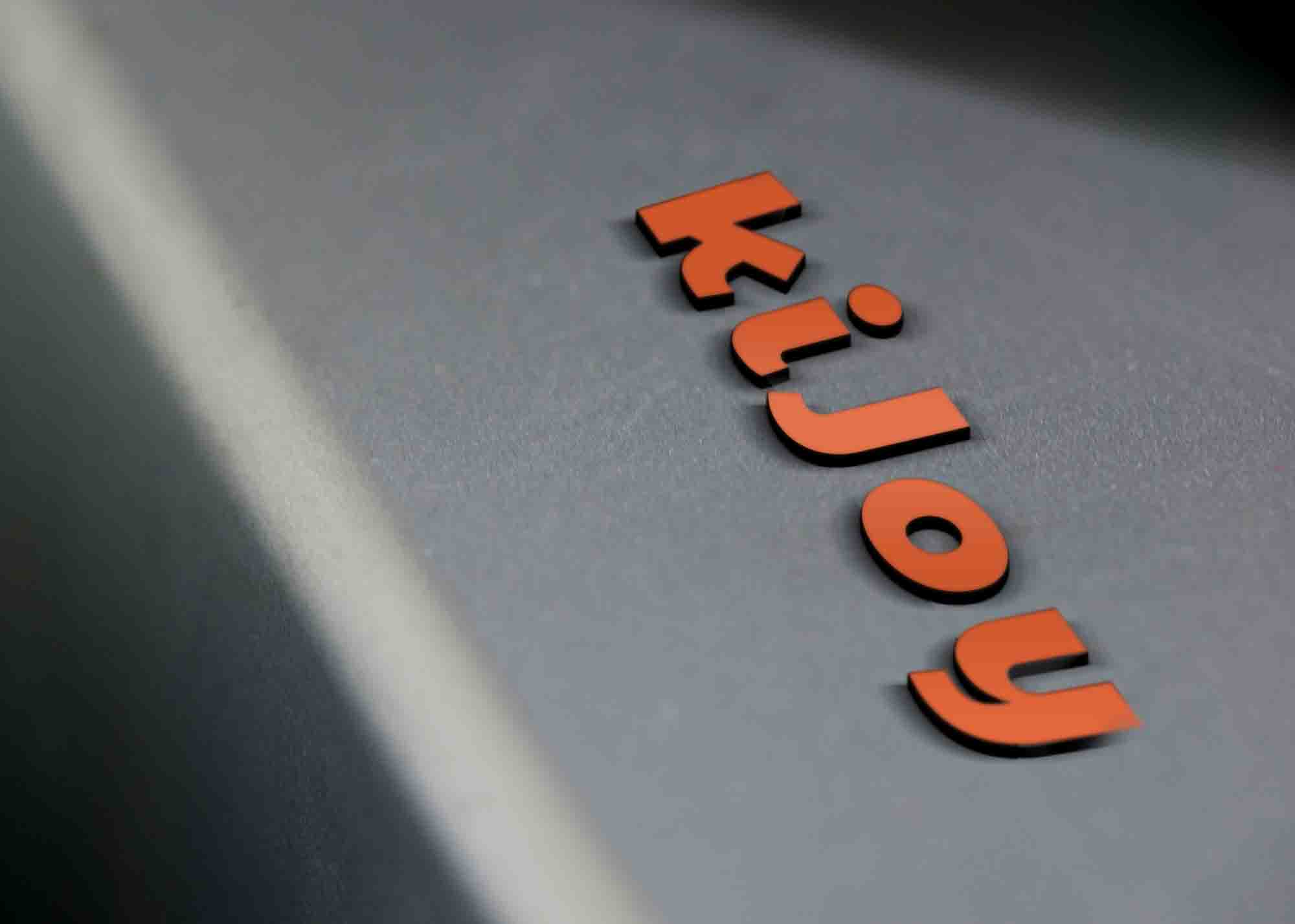 Color Silver 3D Logo Mockup