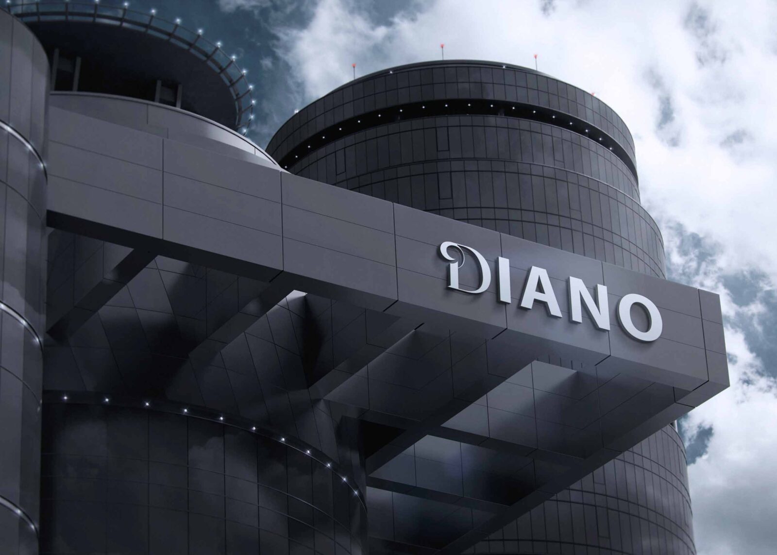 Company 3D Logo Mockup