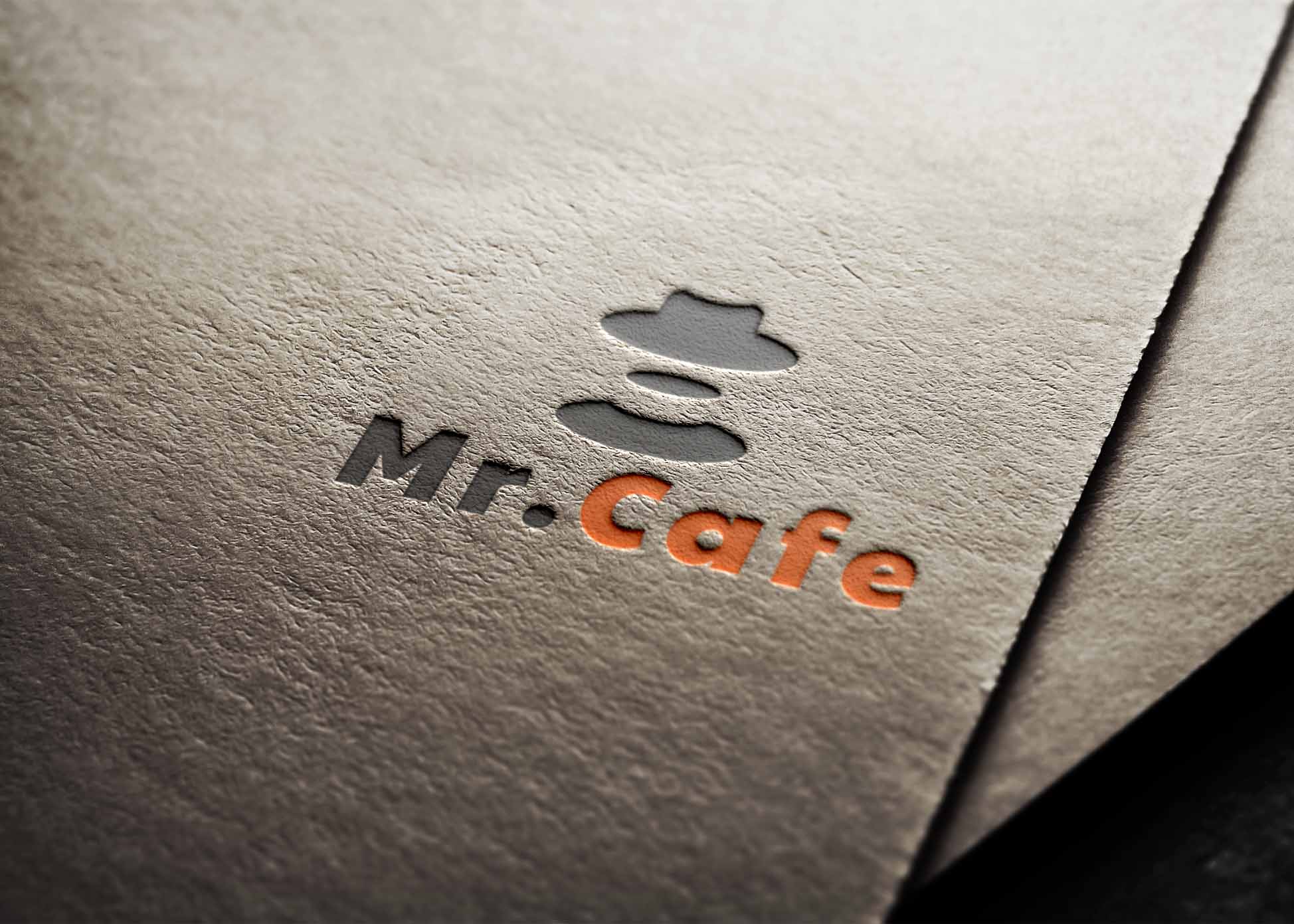 Free Embrossed PSD Logo Mockup