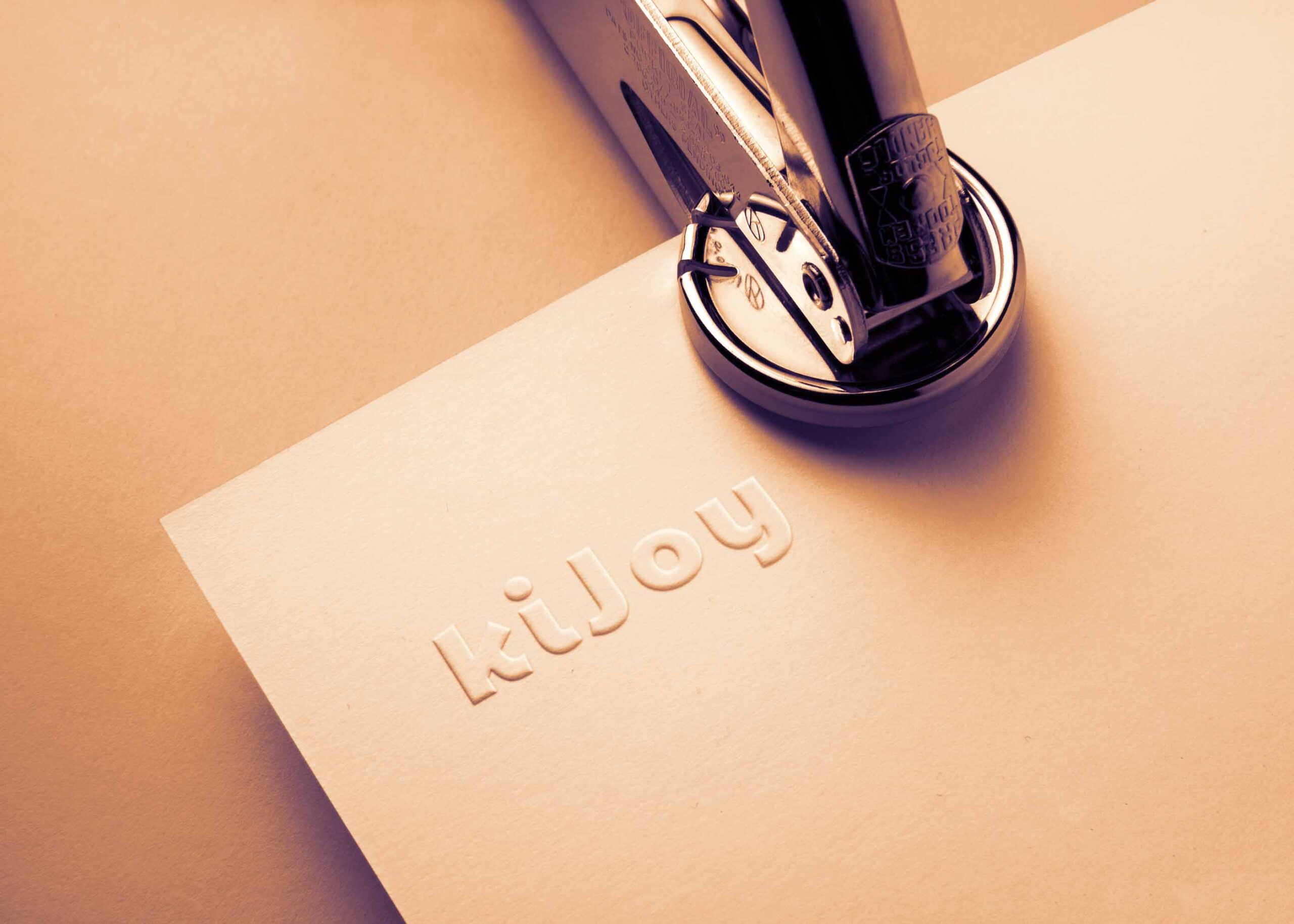 Free Embrossed Stamp Logo Mockup