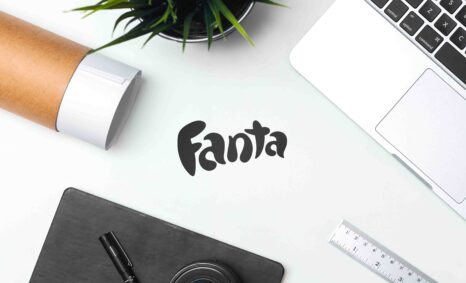 Free Fanta Logo Mockup