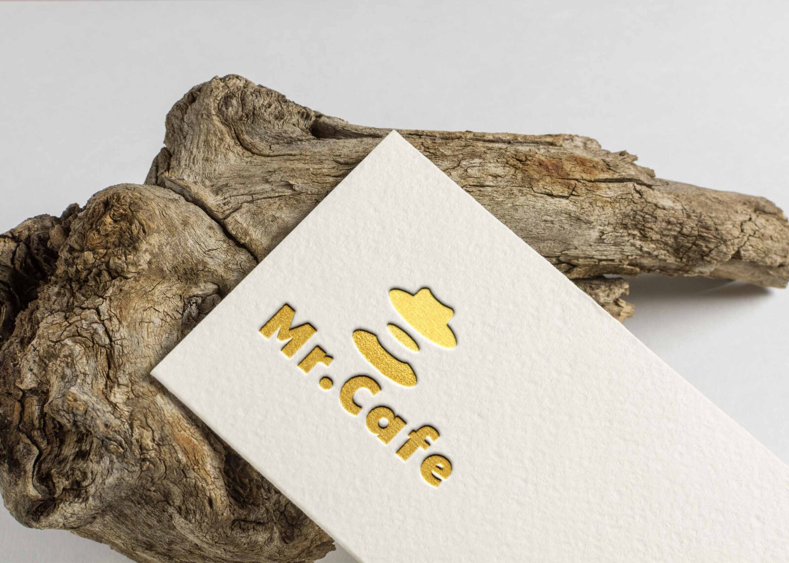 Free Gold Texture Logo Mockup