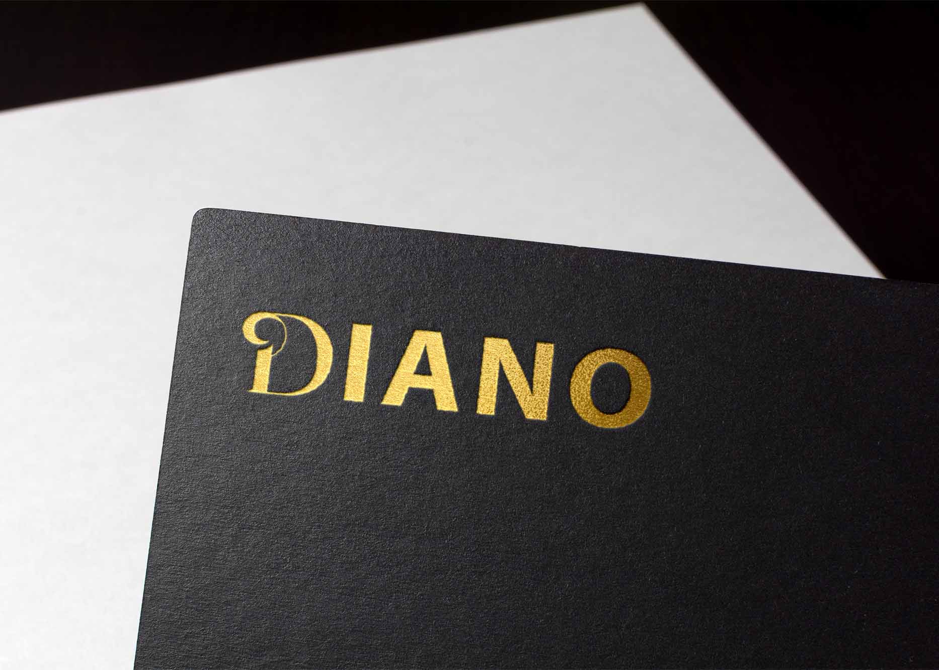 Free Golden Pressed Paper Logo Mockup