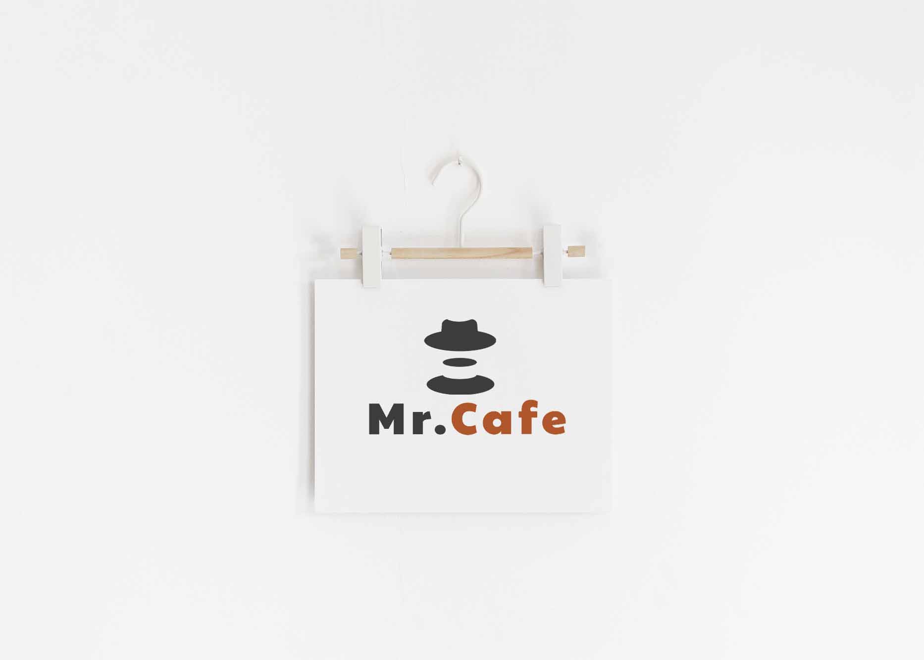 Free Hanging Board Sign Logo Mockup