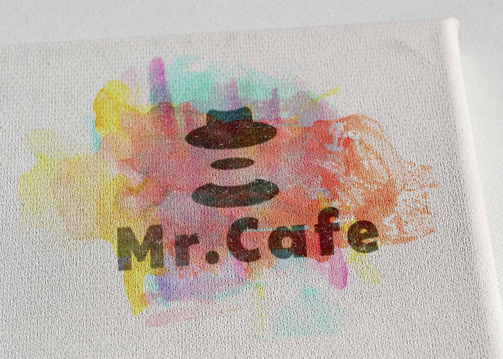 Free Holi Color Logo Mockup