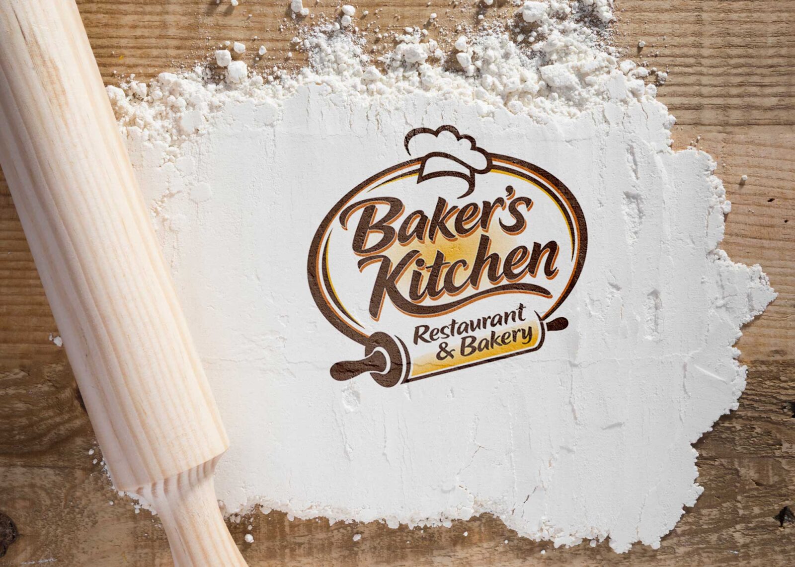 Free Kitchen Logo Mockup
