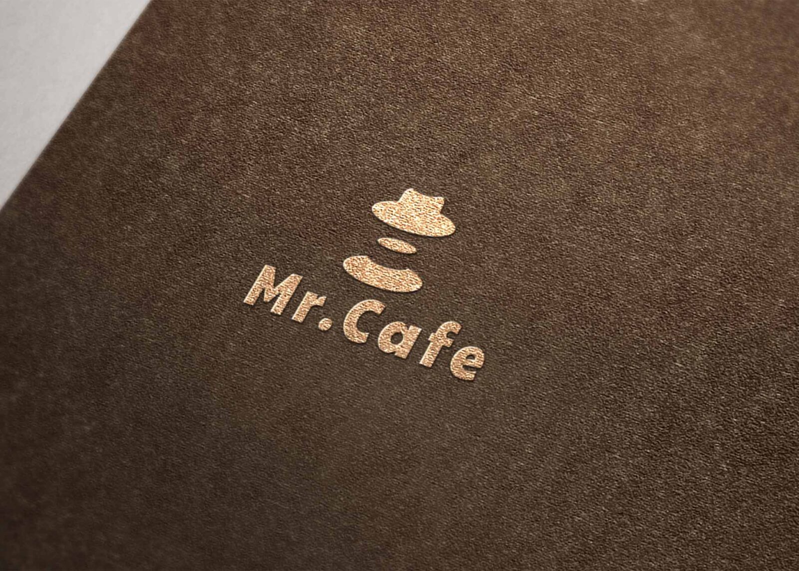 Free Leather Brown Logo Mockup