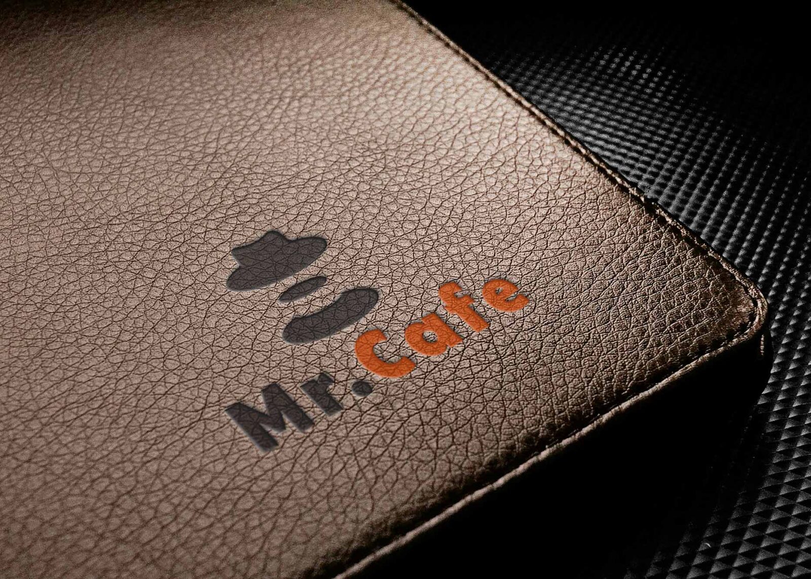 Free Leather Dairy Logo Mockup