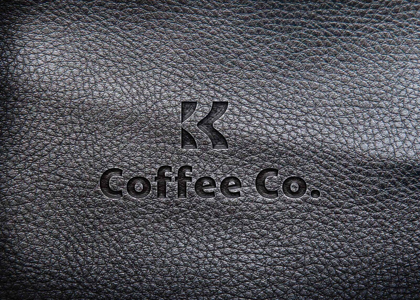 Free Leather Dark Logo Mockup