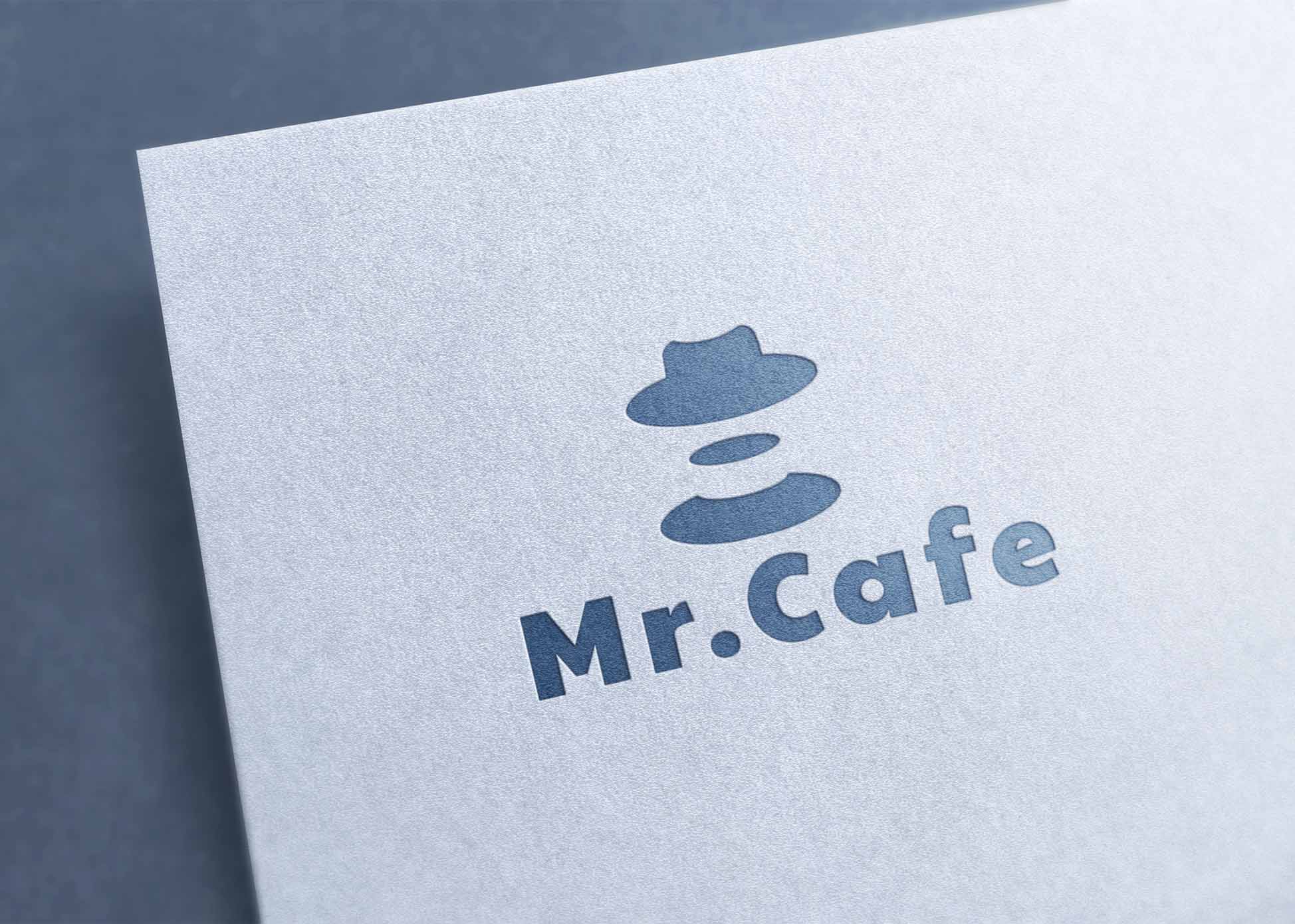 Free Off White Press Logo Mockup