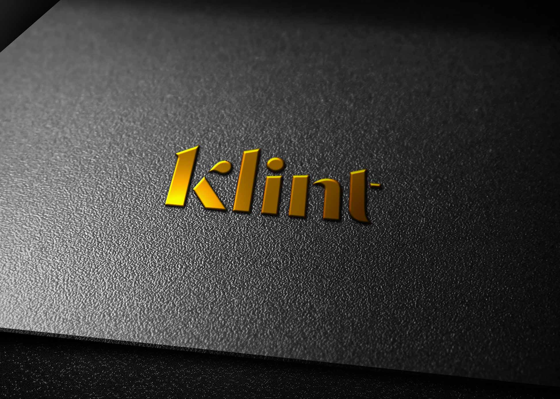 Free Oil Golden Logo Mockup