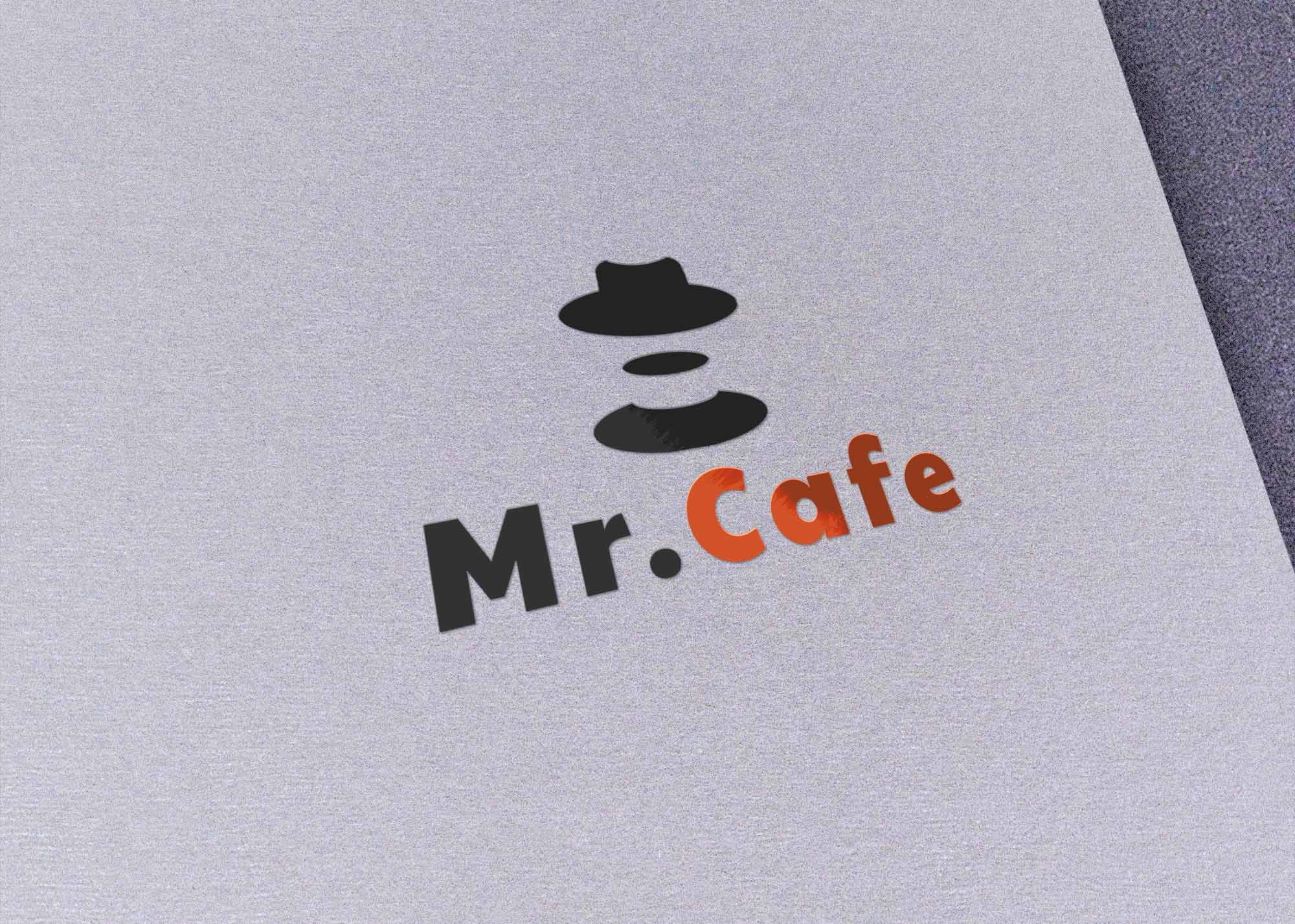 Free Paper Effect Texture Logo Mockup