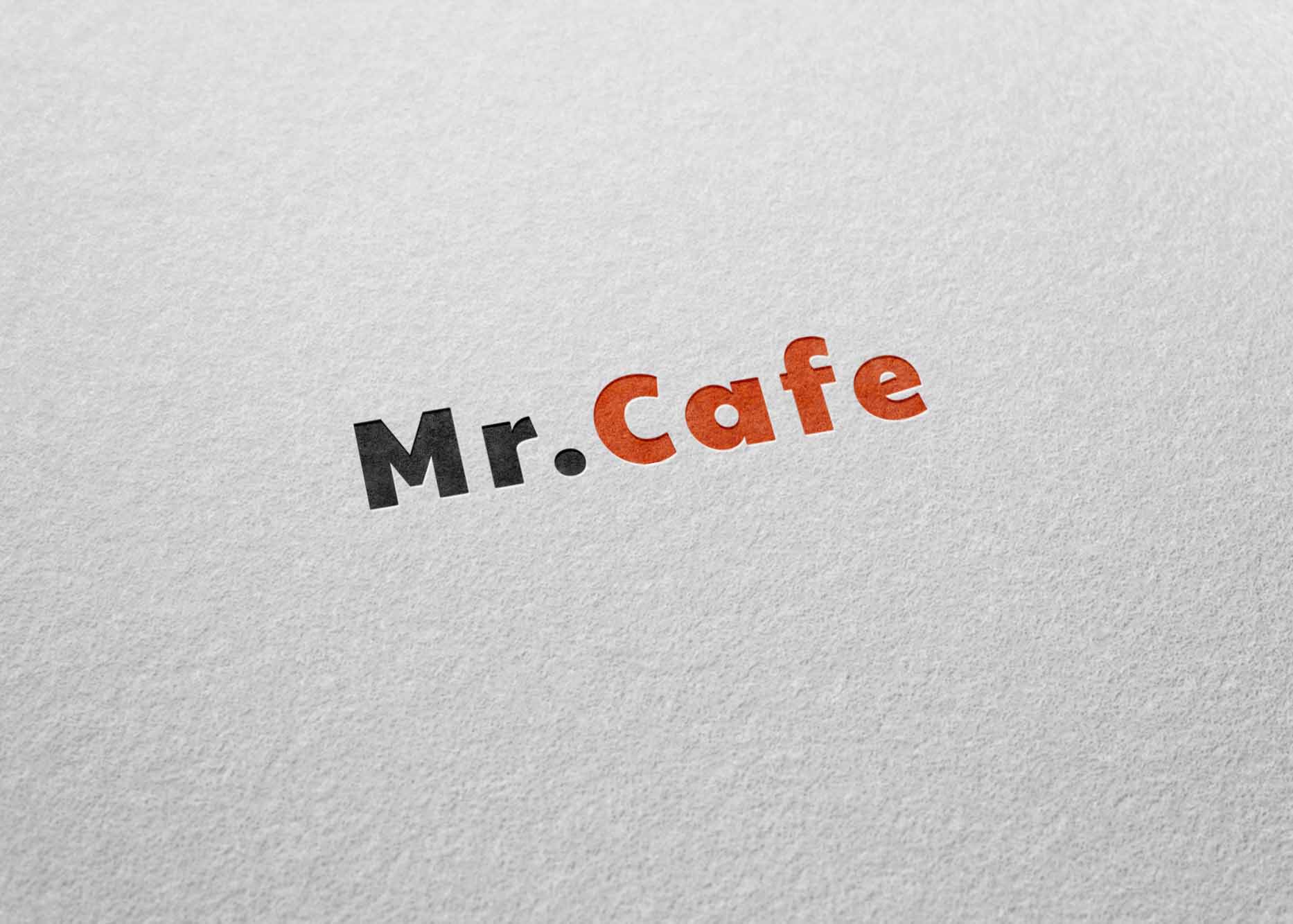 Free Plain Texture Effect Logo Mockup