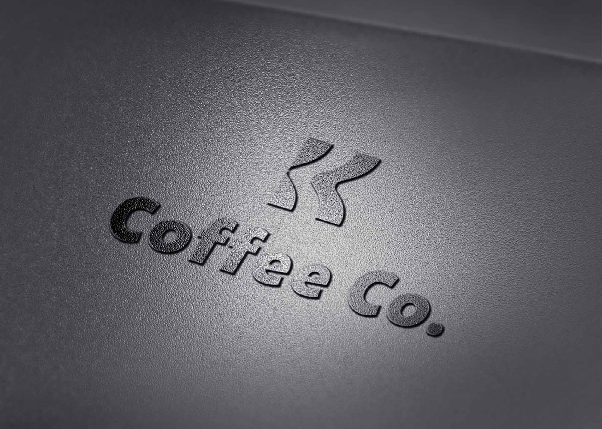 Free Plastic Sheet Effect Logo Mockup