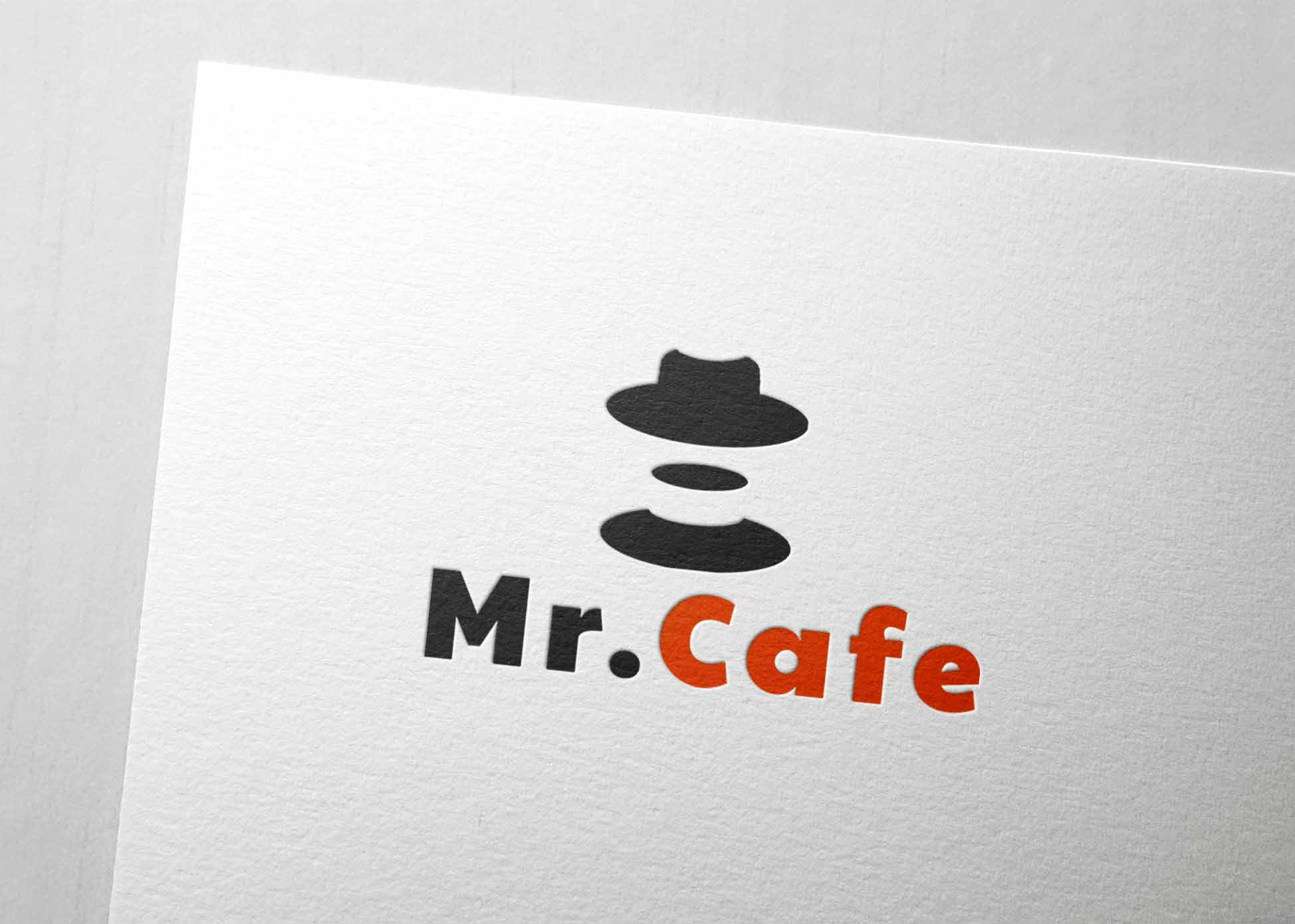 Free Premium Paper Logo Mockup
