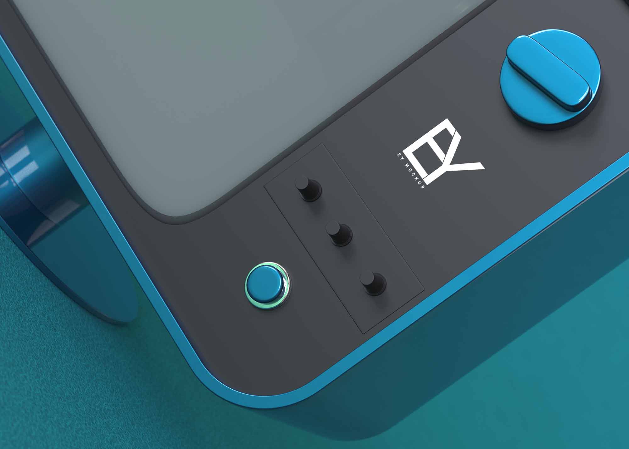 Free Printer Top Logo Mockup