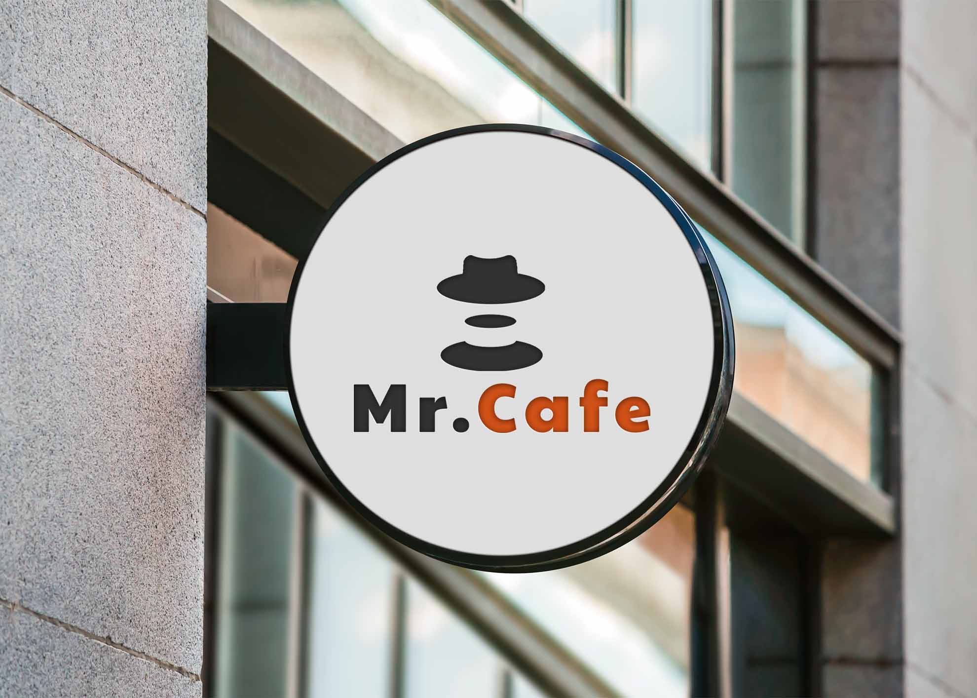 Free Restro Sign Logo Mockup