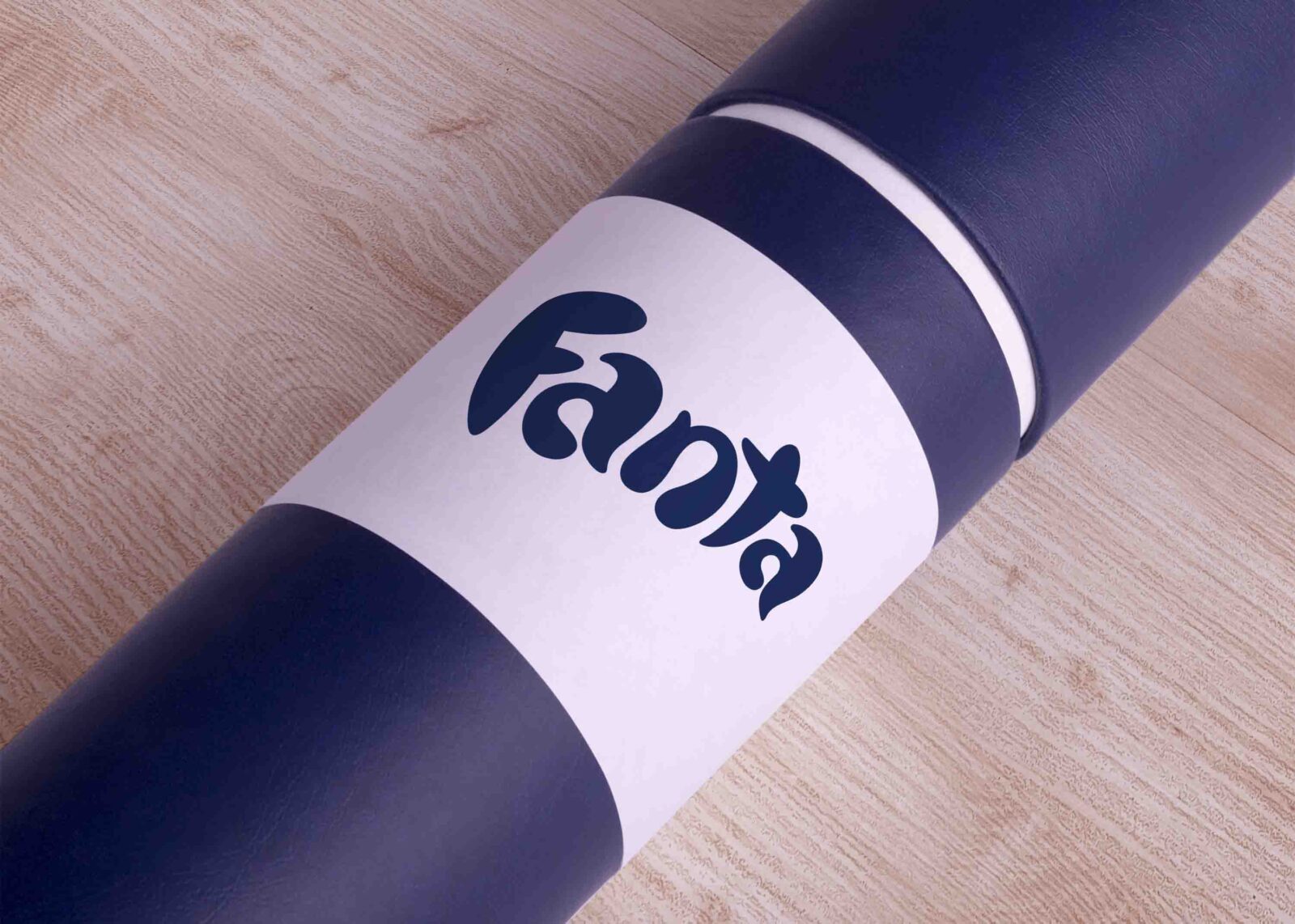Free Roll Paper Logo Mockup