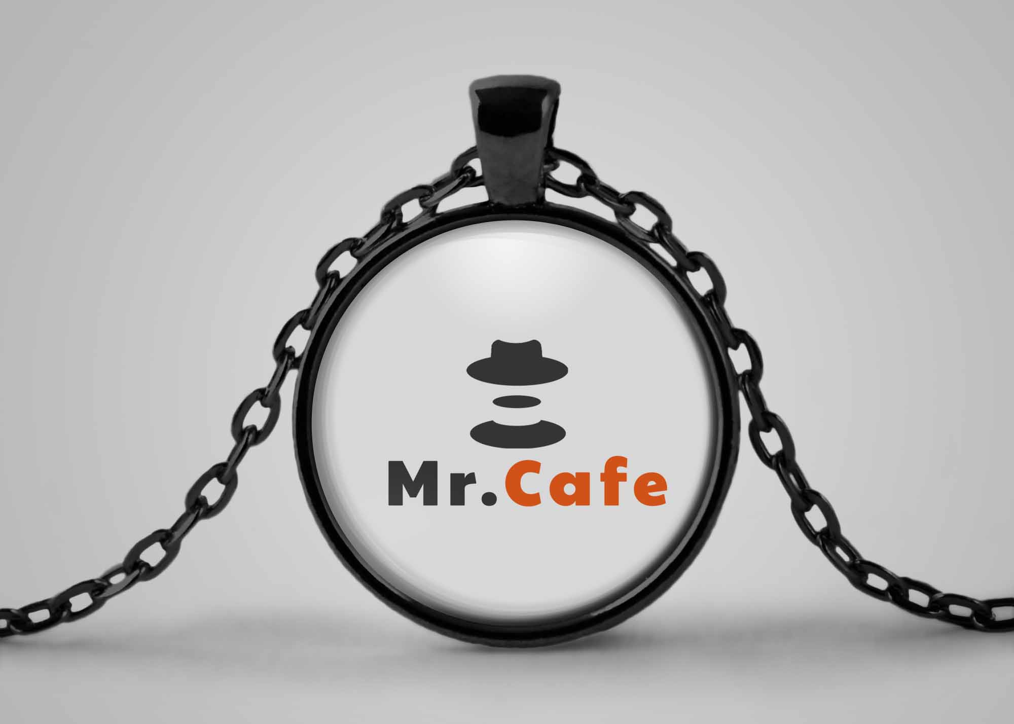 Free Round Pendent Logo Mockup