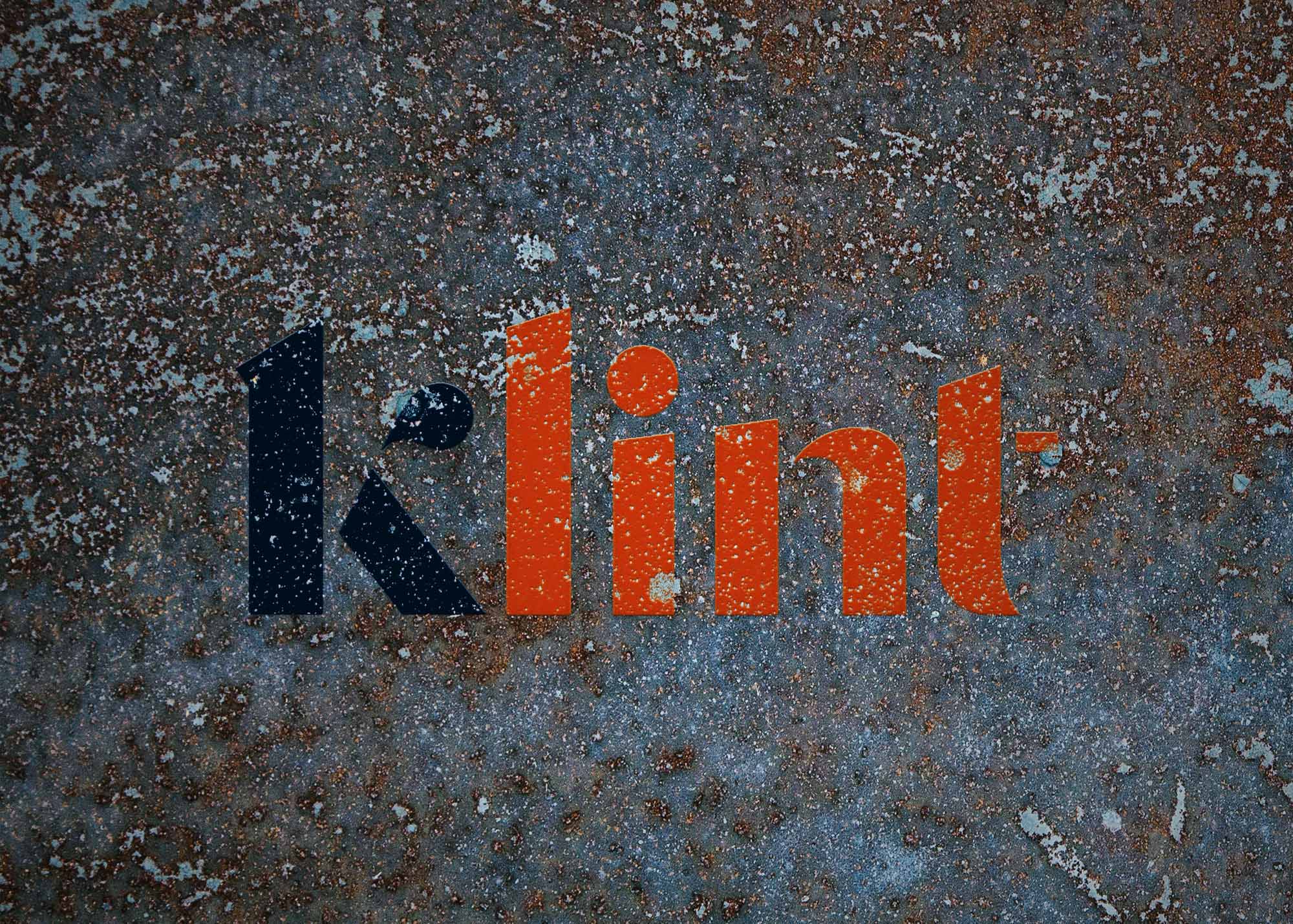 Free Rust Wall Logo Mockup