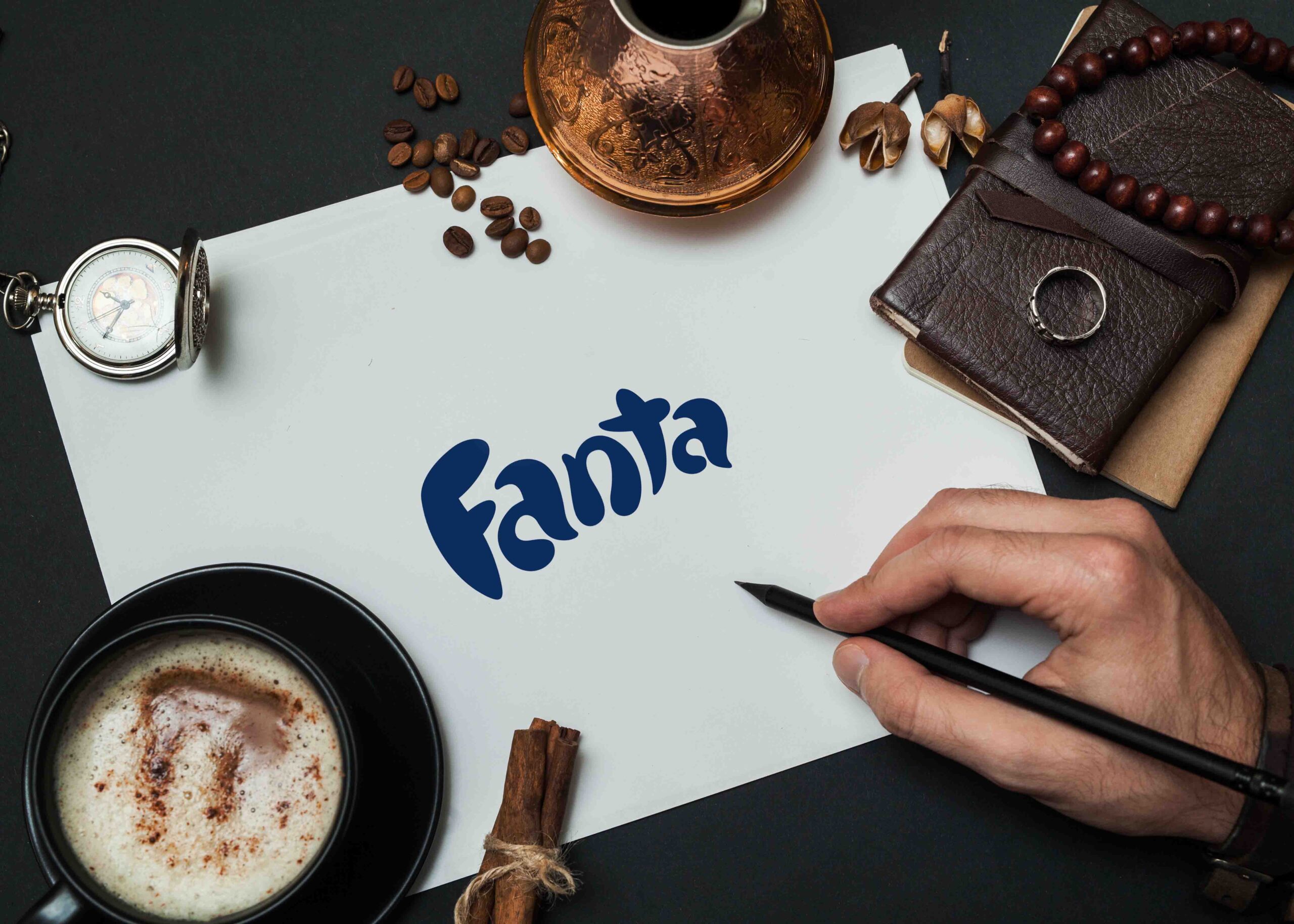 Free Scene Paper Logo Mockup