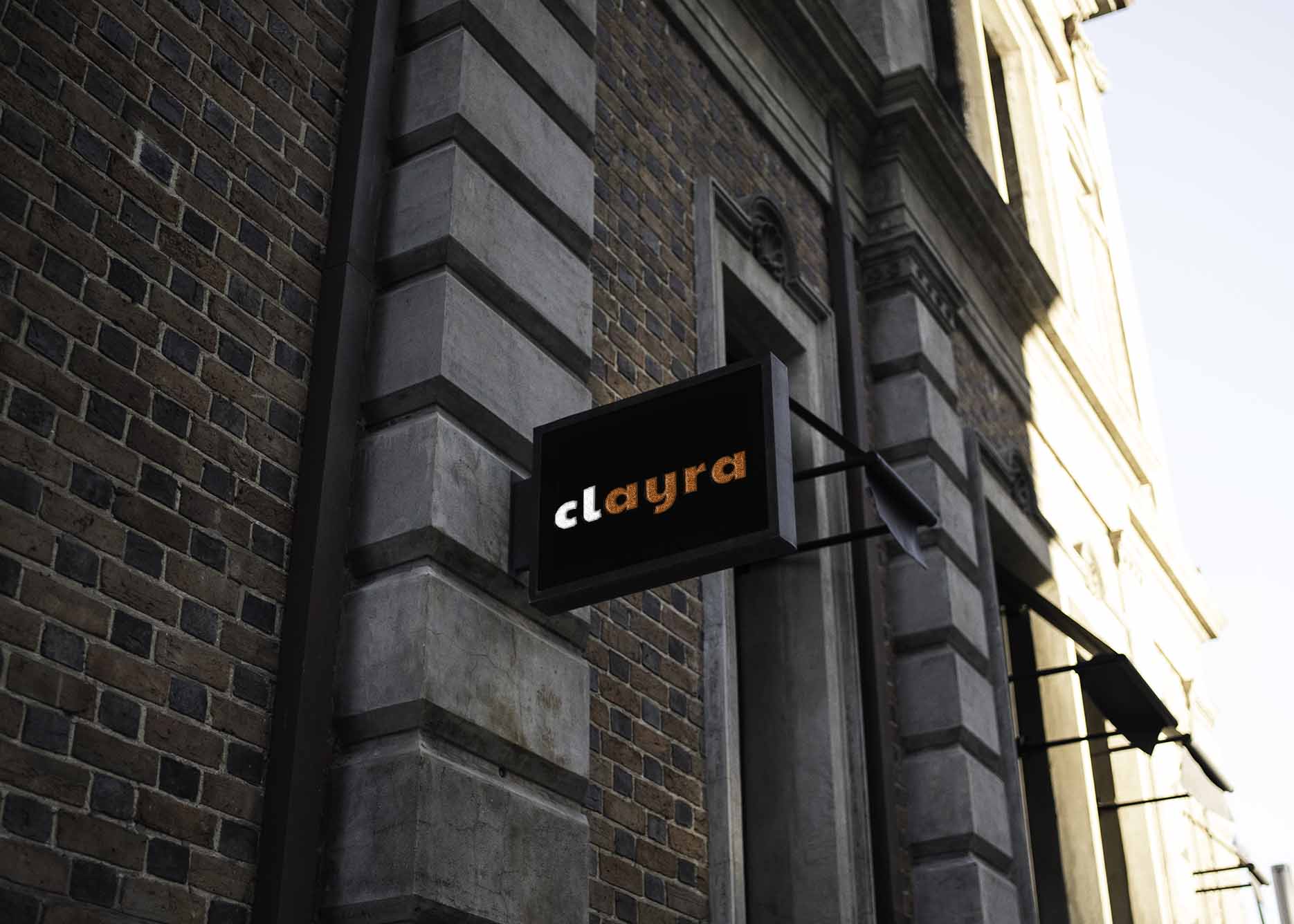 Free Shop Sign Logo Mockup