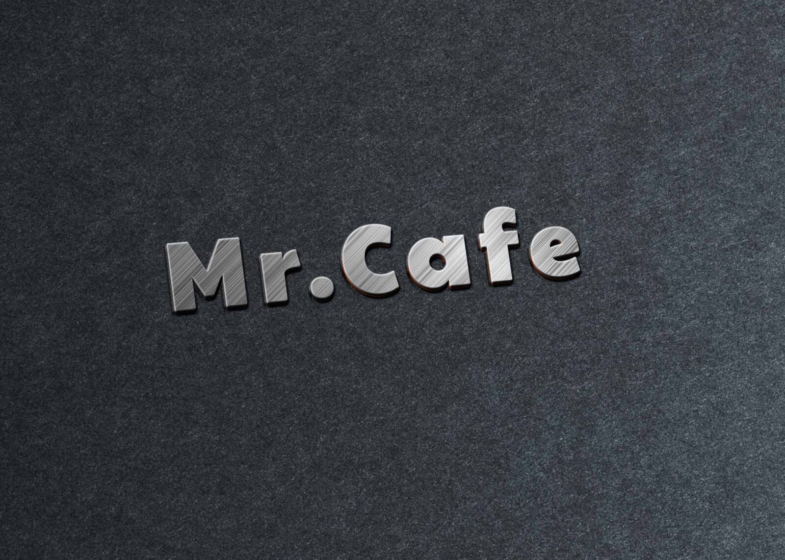 Free Steel Texture Logo Mockup
