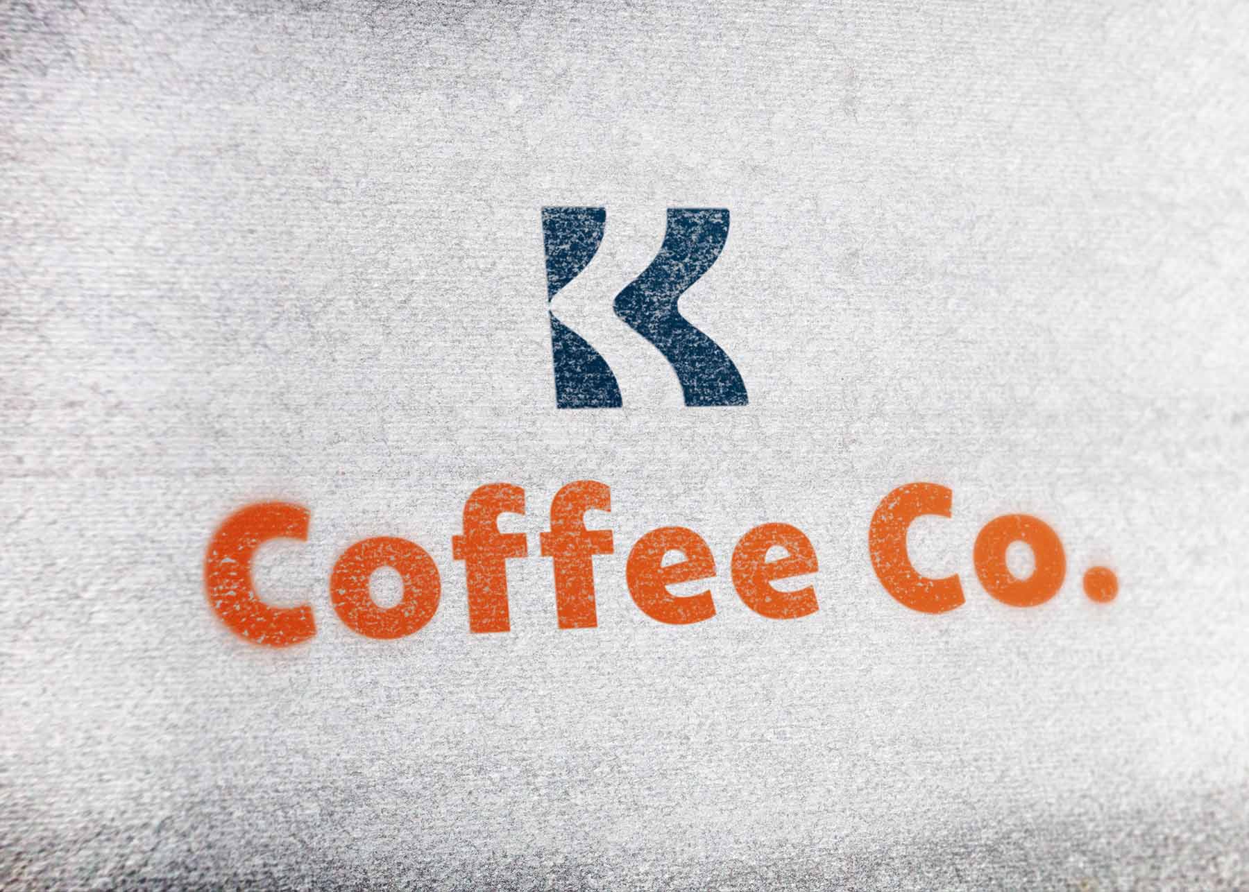 Free Wall White Logo Mockup